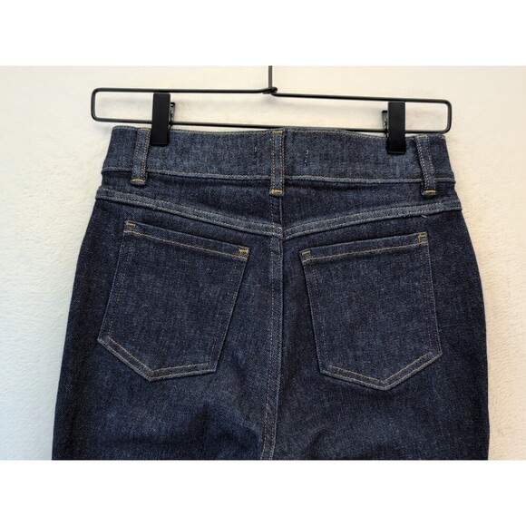 SPANXshape Everywear Jeans Raw Indigo Wide Leg Pull On Bootcut Jeans Womens XS - Picture 10 of 11